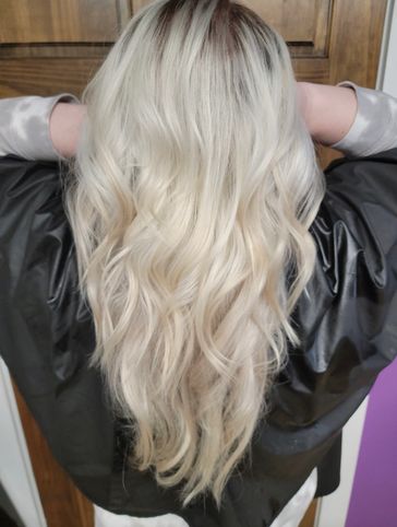 Sophisticated chignon with accessories